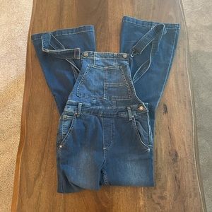 Free people flare overalls
